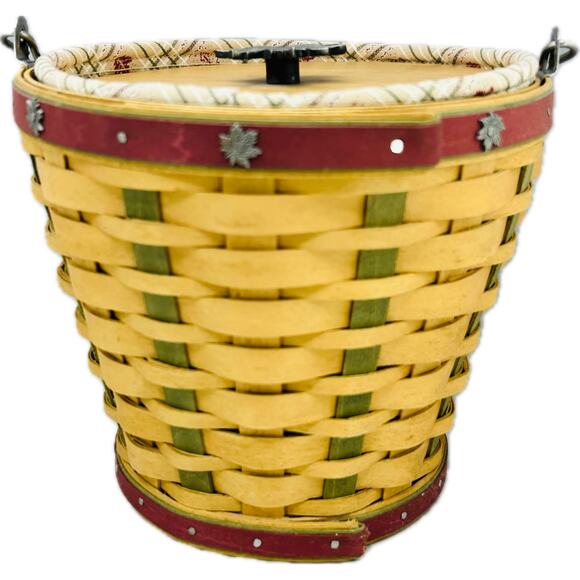 Longaberger Heritage Days Pail Basket 2003 Lid Liner Tie-On Protector Flyer - Picture 4 of 15